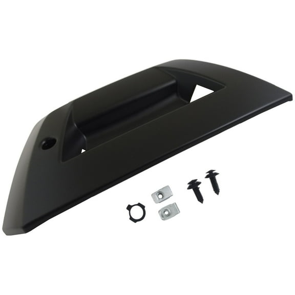 Dorman 82782 Tailgate Handle Bezel for Specific Cadillac Models, Smooth Black