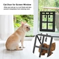 thumbnail image 5 of Puerta batiente para perros y gatos, puerta para mascotas, puerta para gatos, puerta para mascotas con cierre automático para mosquitera, marco de puerta, 5 of 5