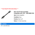 thumbnail image 2 of Rear Left CV Axle Assembly - Compatible with 1999 - 2000 BMW 328i, 2 of 2