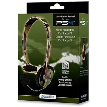 DreamGear Broadcaster Wired Headset: Camo for PlayStation 4