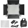 thumbnail image 6 of Neewer TP29 Professional Metal Bi-Color LED Video Light, 3200-5600K CRI96+, Dimmable 660 Beads With U Bracket & Barndoor, 6 of 7