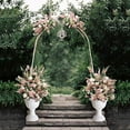 thumbnail image 3 of BalsaCircle Ivory 4 Pieces 12" Vases Centerpieces Party Flowers Centerpieces Cheap Bulk, 3 of 4