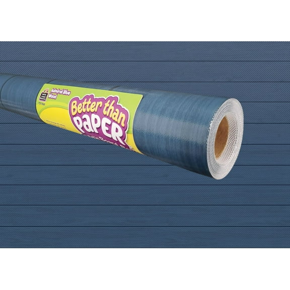 Teacher Created Resources Admiral Blue Wood Better Than Paper Bulletin Board Roll