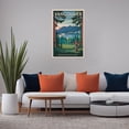 thumbnail image 5 of Vintage Vancouver Cityscape Retro Canadian Tourism with Parks & Urban Landscape Print Poster, 5 of 8