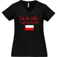 thumbnail image 3 of Inktastic So Cute Polish Women's Plus Size V-Neck T-Shirt, 3 of 5