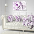 thumbnail image 3 of Designart Billowing Smoke Purple - Abstract Throw Pillow - 12x20, 3 of 5