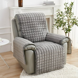Coprisedia Reclinabile In Ecopelle Stonecrest - Resistente All'Acqua, Antiscivolo, Adatto A Poltrone Relax E Lazyboy, Colore Cioccolato, T-Cushion 71 Cm