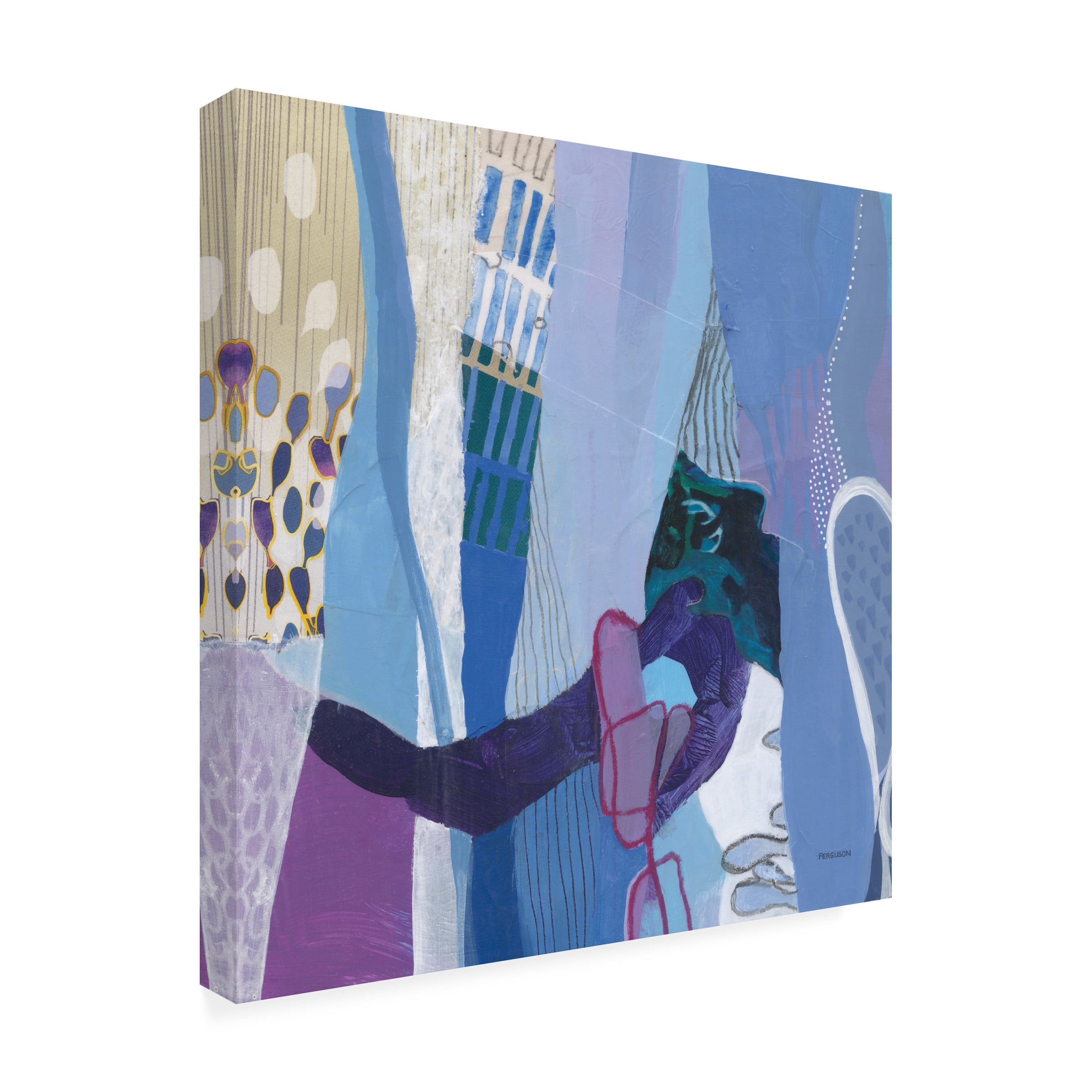 Kathy Ferguson 'Periwinkle' Canvas Art