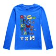 thumbnail image 1 of Sudadera con estampado de alfabeto lol para niños, sudadera de manga larga para niños y niñas, sudadera con capucha para niños pequeños + sombrero para el sol, regalo de Navidad de dibujos animados AZ zhangyuxiang LED, 1 of 2