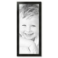 thumbnail image 2 of ArtToFrames 15" x 37" Honors Black with Silver Picture Frame, 15x37 inch Black Wood Poster Frame (WOM-5157),  Pack, 2 of 7