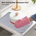 thumbnail image 2 of CSChome Draining Mat Strong Water Absorption Dish Drying Mat Quick Dry Hanging Hole Kitchen Supplies, 2 of 7