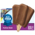 thumbnail image 2 of Blue Ribbon Classics Chocolate Flavored Fudge Frozen Dessert Treat Bar, 45 fl oz, 20 Pack, 2 of 12