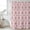 pink, variant on Yellow Flower Pattern Shower Curtain, Waterproof Shower Curtains for Bathroom, Vintage Botanical Floral Simple Yellow Washable Fabric Bathtub Curtain Set Bath Decor with 12 Hooks 72"x78"