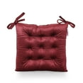 thumbnail image 4 of Noble House Foxhall Tufted Velvet Dining Chair Cushion in Berry (Set of 2), 4 of 8