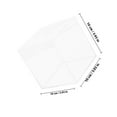 thumbnail image 2 of BESTYASH 1Pack Transparent Mini Design Aquarium Tank for Indoor Use Home Decoration 10X10X10in, 2 of 8