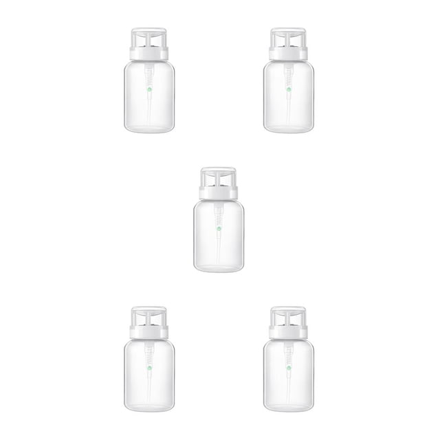 Seitruly Botella de uñas de 200ml, dispensador de bomba de prensa vacía, limpiador removedor de esmalte de plástico, herramienta de manicura de Type2 NO2 Seitruly CBP072615
