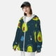 thumbnail image 3 of Balery Avocado in Space Sudadera ligera de manga larga con capucha y protección solar UPF 50+ para hombre y mujer, ideal para pesca y running-3X-Large, 3 of 7
