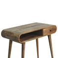 thumbnail image 5 of Lesuto Curved Chestnut Writing Desk - Nordic Style, Wood, 0 Drawers, 5 of 11