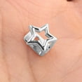 thumbnail image 6 of Unique Bargains 1 Pc Fake Grills Hip Hop Hollowout Five-Pointed Star Teeth Grillz Silver Tone, 6 of 6