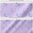 thumbnail image 2 of Soimoi Purple Cotton Poplin Fabric Cloud & Unicorn Animal Printed Fabric 1 Yard 56 Inch Wide, 2 of 7