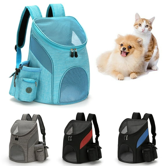 SPRING PARK Portable Pet Dog Carrier Puppy Backpack Breathable Foldable Mesh Travel Carrying Bag Shoulder Bag