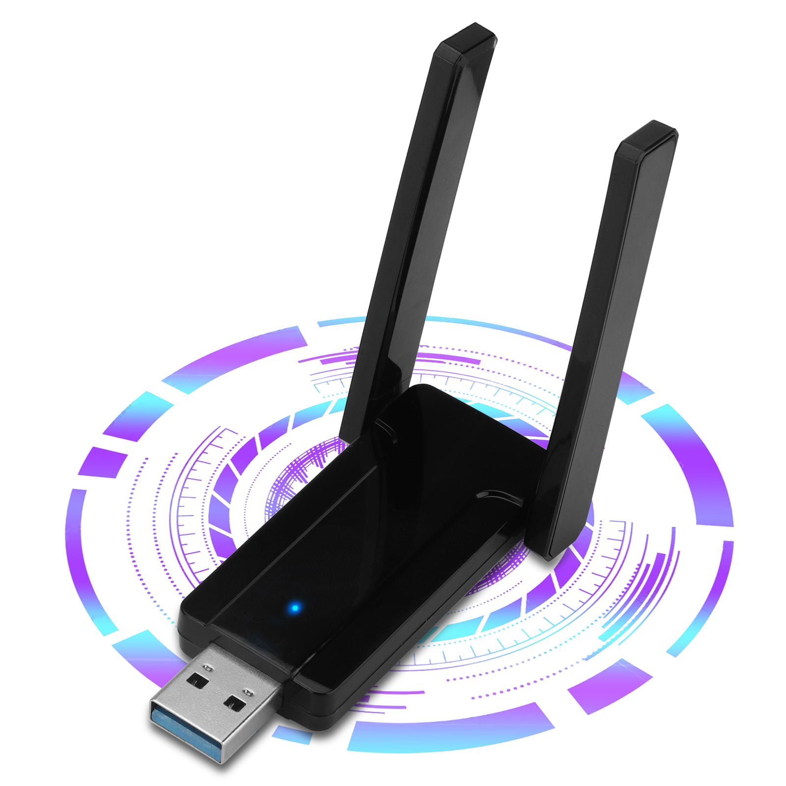 USB WiFi Adapter 1300Mbps Wireless Internet Adapter USB 3.0 WiFi Dongle .