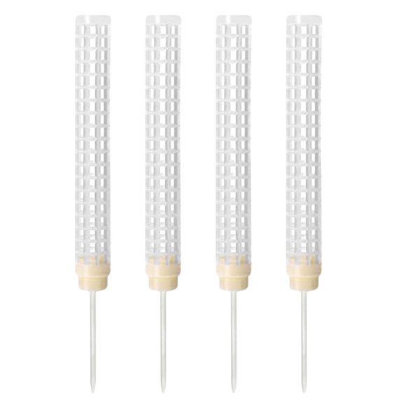Taicans 4Pcs Plastic Moss Pole for Monstera,Large Poles for Climbing Plants Work with Sphagnum Moss,6.7 Inch Plant Stake,Garden Ties,Stackable & Refillable Plastic Moss Poles