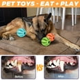 thumbnail image 4 of YGUO Interactive Toy,Jolly Ball,Dog Teeth Cleaning Toys,Spiky Watermelon Ball,Teddy Dog Stress Relief Rubber Toy,Pet Tooth Cleaning Ball,Sky Blue,2", 4 of 5