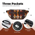 thumbnail image 4 of Naloa Fall Gnomes Print Running Belts for Men Women,Running Fanny Pack with 2-Zipper Pockets,Waterproof Waist Pack for Travel Hiking Running Outdoor Sports, 4 of 8