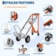 thumbnail image 2 of Yeshouse Carretilla de mano 4 en 1 para trabajo pesado, convertible y plegable, de aluminio, capacidad 1000 lb, con ruedas para escaleras, ideal para hogar, almacén, logística y compras, 2 of 7