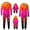 Z2-Orange, variant on Shadoumai Family Matching Halloween Onesie Pajamas, Funny Skeleton Hooded Zipper Pjs Holiday Loungewear Fall Clothes For Men/Women