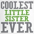 thumbnail image 2 of CafePress - Coolest Little Sister Ever Cap - Adjustable 100% Brushed Unisex Casual Cotton Baseball Cap, Beige, 1, 2 of 2