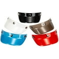 thumbnail image 2 of Universal 3 Snap-Button Visor Flip Up Wind Shield for Open Face Motorcycle Helmet, 2 of 7