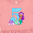 thumbnail image 4 of Inktastic Fifth Birthday Mermaid Girls Toddler Dress, 4 of 5