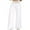 White, variant on UAMVSH Palazzo Pants for Women Hollow Out V Crossover Waist Wide Leg Pants Flowy Loose Casual Pants Fall Fashion Clothes