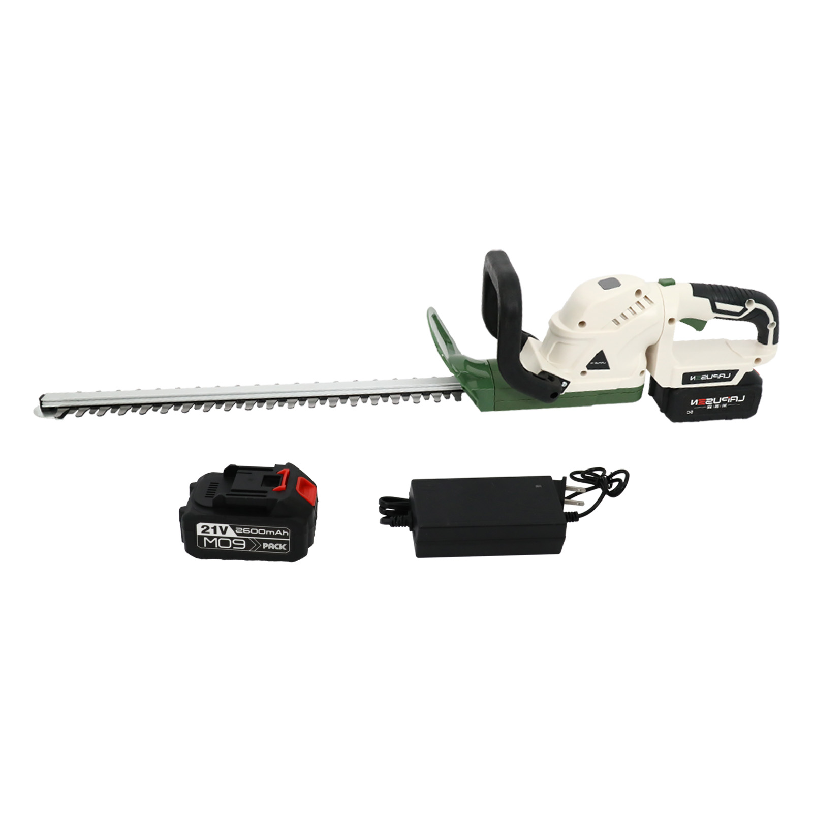 20 inch Cordless Hedge Trimmer, Electric Hedge Trimmer with 21V 3.0Ah Battery and Fast Charger for Garden, Shrub, and Grass