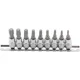 thumbnail image 1 of Juego de DADOS 1/4 Torx T10 - T50 9 PZ BGS 2164, 1 of 3