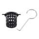 thumbnail image 1 of Strainer de cabello Uxcell, filtro de desagüe de ducha de acero inoxidable con gancho de elevación, colector de cabello y desechos, cesta de filtro de desechos negra 1, 1 of 6