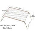 thumbnail image 6 of Lineslife 9" Charcoal Folding Campfire Stainless Steel Grill, Portable, 6 of 7