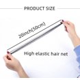 thumbnail image 2 of Hair Net 20 Inches Comfortable Invisible Hairnet Durable Elastic Lightweight Mesh Invisible Hair Nets Hair Bun Holder for Ballet Dance Hair Accessories (20pcs-Brown), 2 of 5