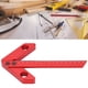 thumbnail image 5 of Center Measuring Tool, Gauge Center Finder Triangle Ruler Architect Scale Ruler Metal Ruler For Project For Building ANGGREK Otros, 5 of 8
