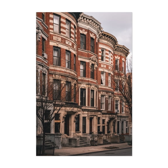 Harlem Residential 01 - Manhattan New York Photography Unframed Wall Art Print 5 x 7 inches