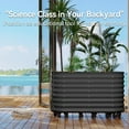 thumbnail image 6 of Arigeas 59"x23.6"x27.5" Self-Watering Rolling Raised Garden Bed Planter with Water Reservoir & Wheels, 6 of 7