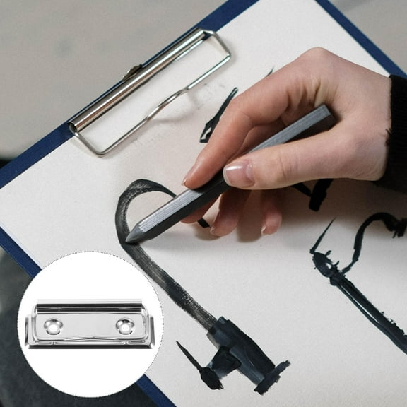 10Pcs Mountable Clipboards Clips Metal Clipboards Clips Office Writing Board Clips