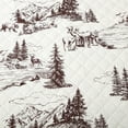 thumbnail image 3 of White Pine with Deer and Bear Reversible Quilt Set - Twin, Queen or King, 3 of 7