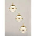thumbnail image 6 of -18W 3 Led Pendant-11.75 Inches Wide By 5.5 Inches High-Natural Aged Brass Finish Et2 Lighting E24593-93Nab, 6 of 8