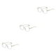 thumbnail image 5 of Jumpingount Gafas cómodas y duraderas para largas horas de en la computadora, gafas antiluz azul, gafas para mujer, montura dorada Type1 NO1, 5 of 6