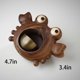 thumbnail image 2 of Timbre de puerta LODDIY de latón y madera con campanilla magnética, 2 of 9