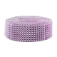 thumbnail image 2 of 1 rollo de cinta de diamantes de imitación acrílicos de 8 filas y 10 yardas para bodas y cumpleaños Rosado, 2 of 5