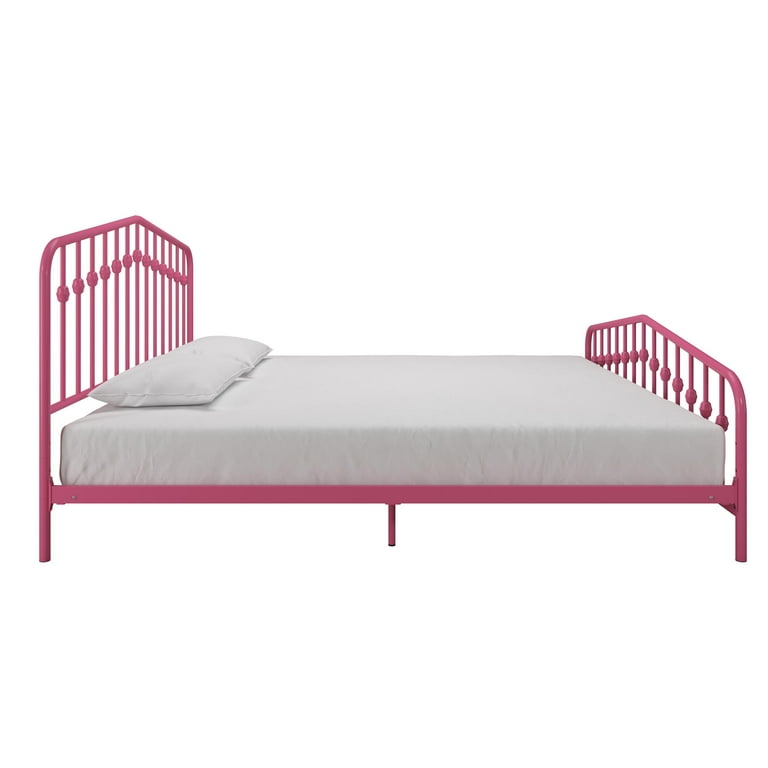 Novogratz Bushwick Metal Platform Bed Frame with Headboard, King